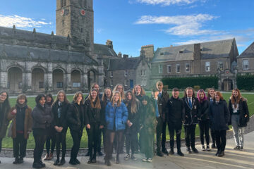 STALOS graduates in St Salvator's Quad